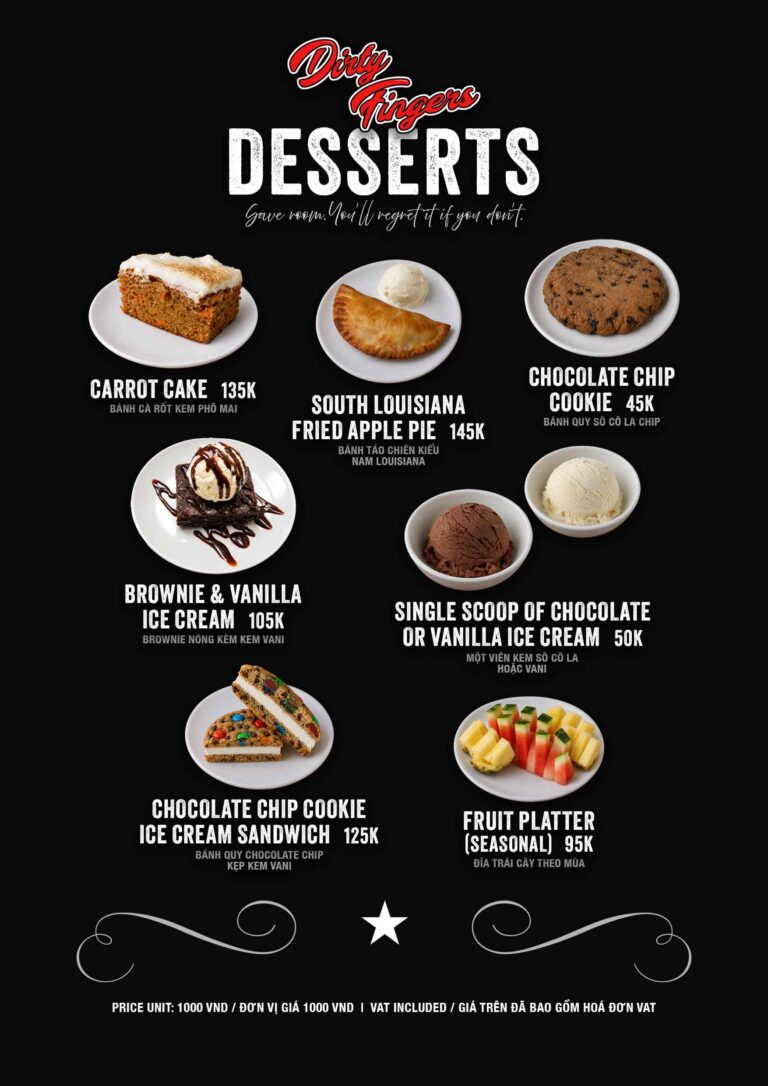 DFmenu desserts