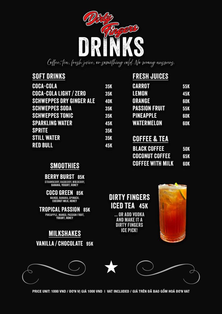 DFmenu drinks